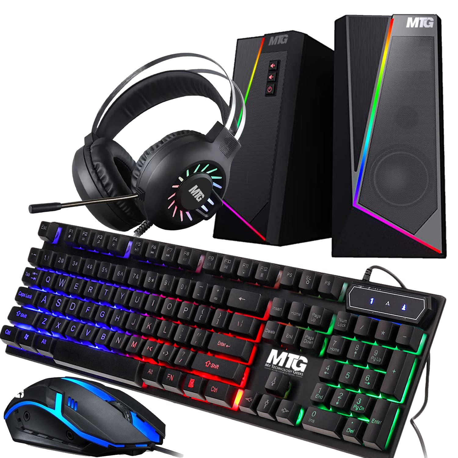 Amazon.com: MTG RGB Backlit Mechanical Wired Gaming Keyboard and
